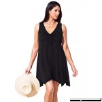 Swimsuits for All Women's Plus Size Swimsuit Cover Up Dress Black B07GXPZXSX